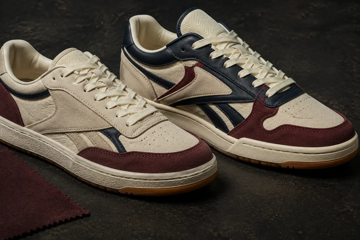 Reebok Club C 85 vs Club C Revenge — zbliżenie materiałów, paneli i podeszwy