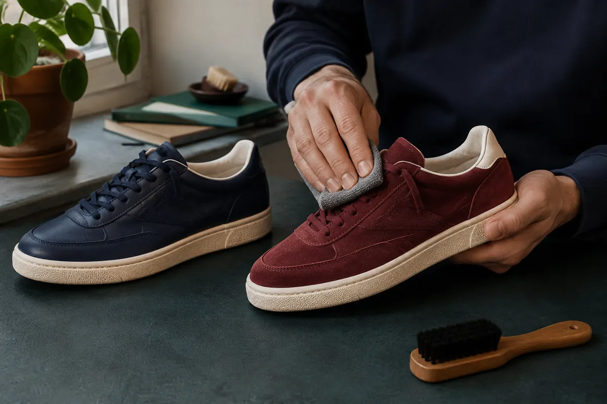 Reebok Club C 85 vs Club C Revenge — bezpieczna pielęgnacja materiałów po użytkowaniu