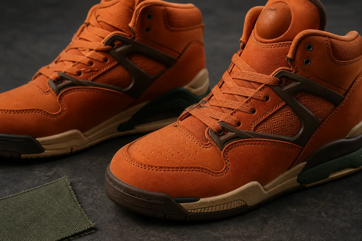 Reebok Pump Omni Zone II vs Omni Lite — zbliżenie materiałów, paneli i podeszwy