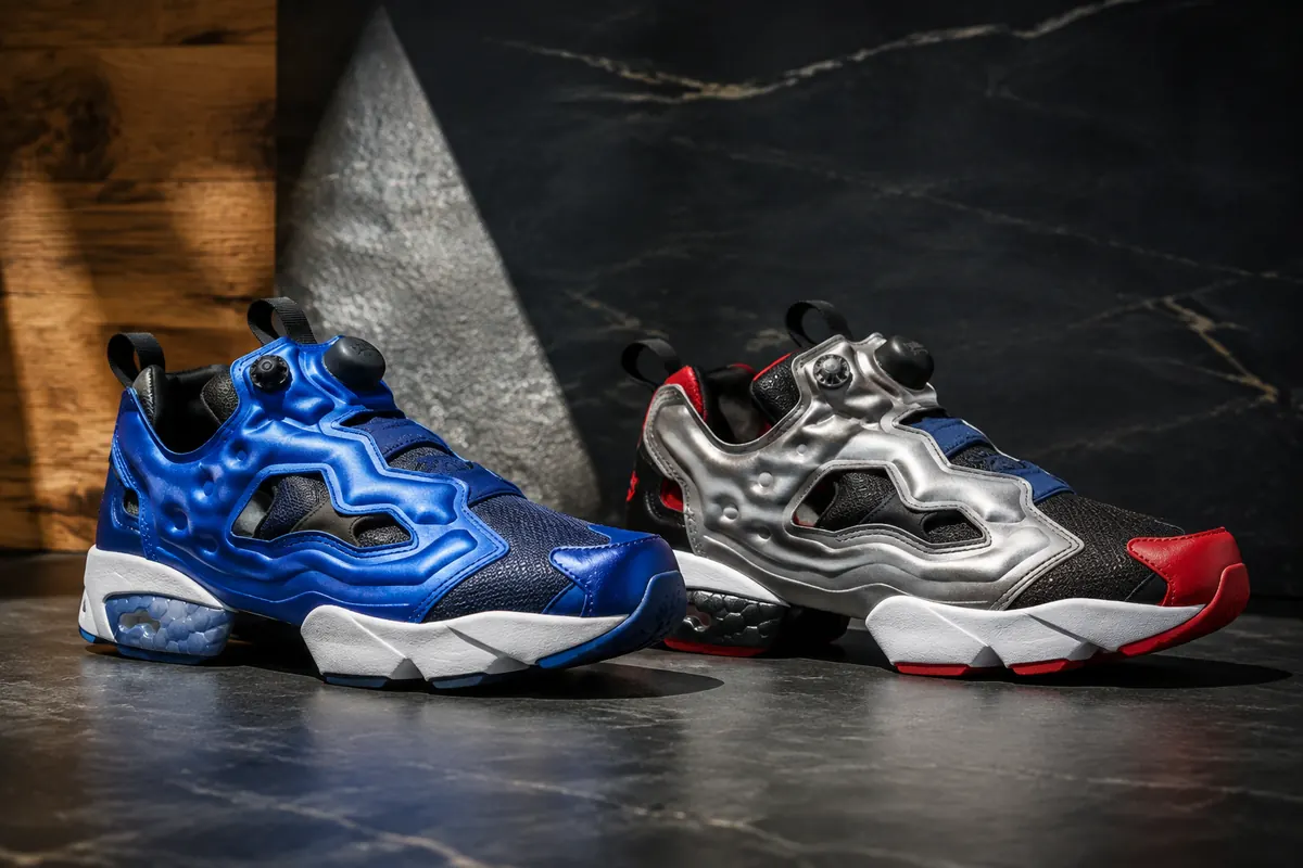 Reebok InstaPump Fury rozmiarówka — porównanie sylwetek i konstrukcji