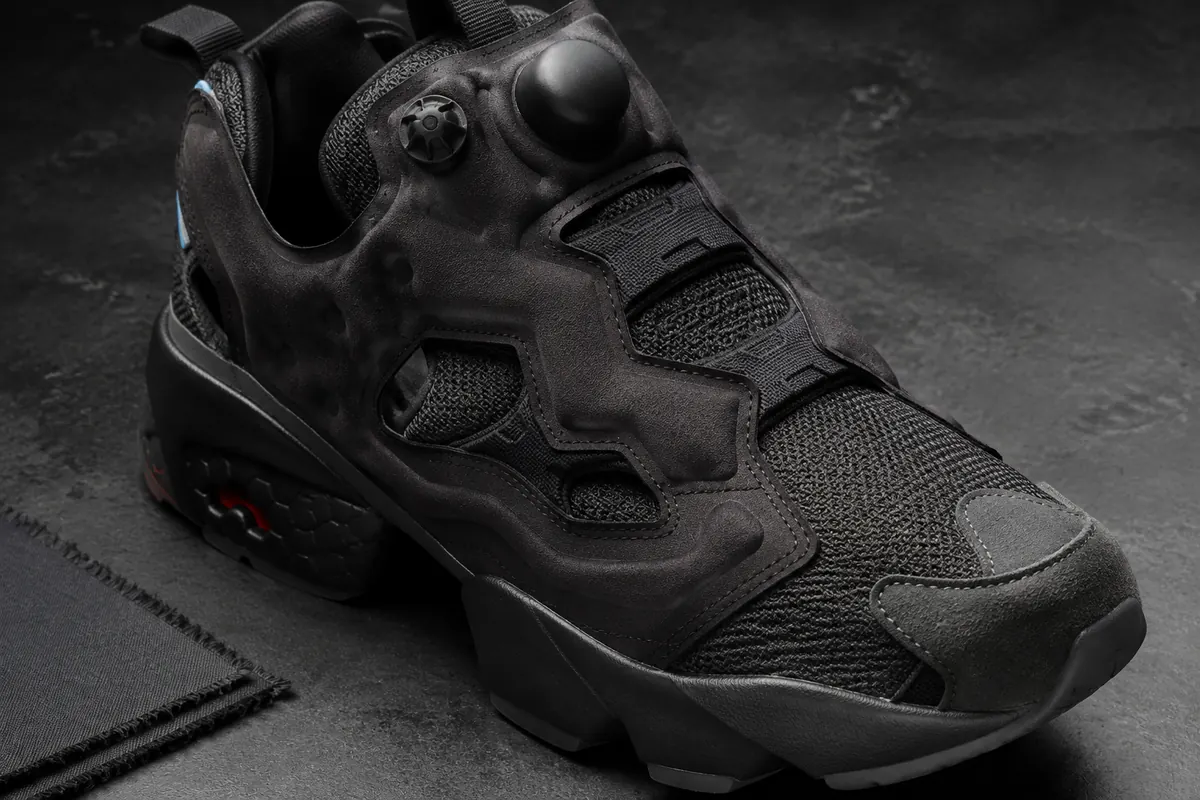 Reebok InstaPump Fury rozmiarówka — zbliżenie materiałów, paneli i podeszwy