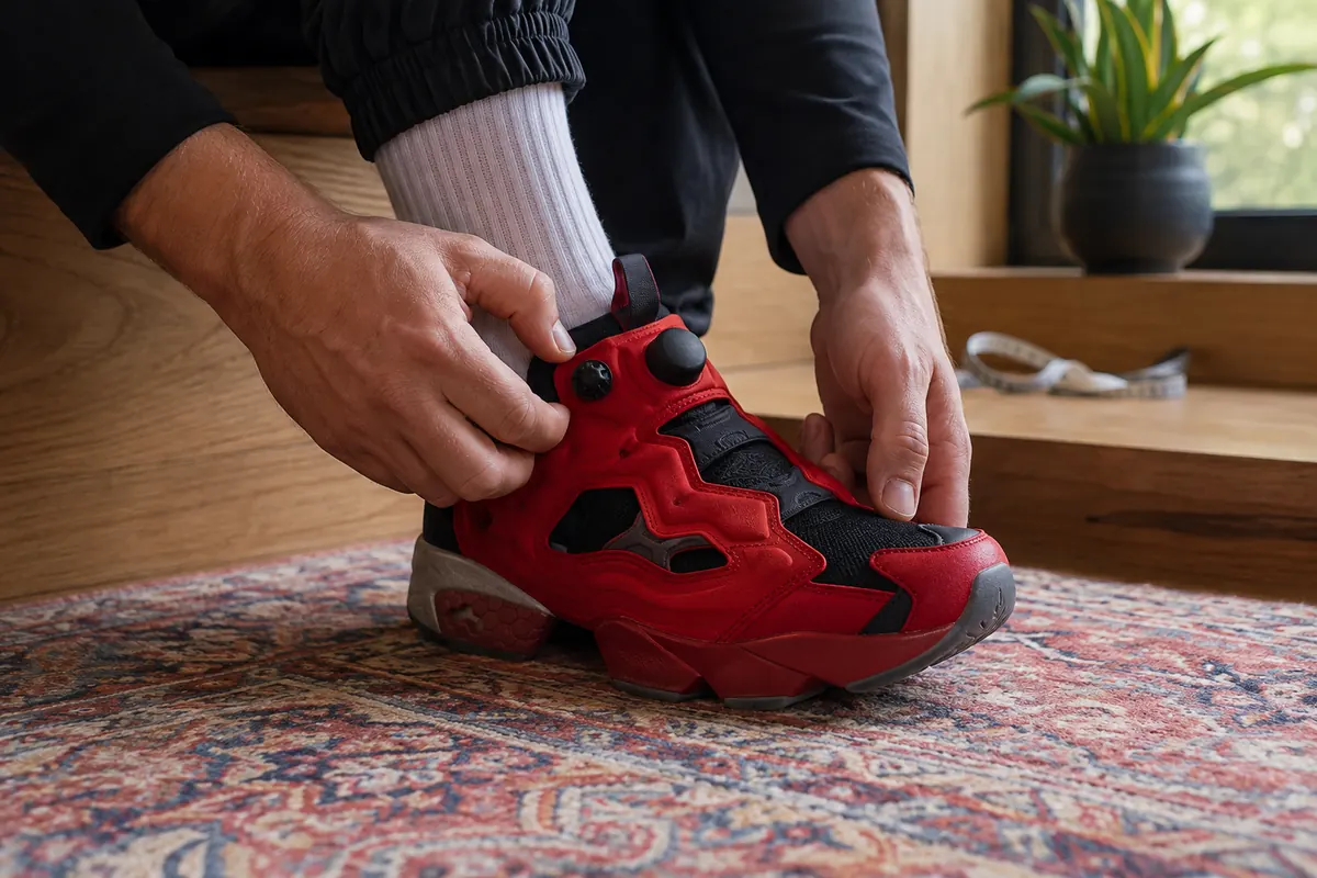 Reebok InstaPump Fury rozmiarówka — kontrola dopasowania, sznurowania i miejsca na palce