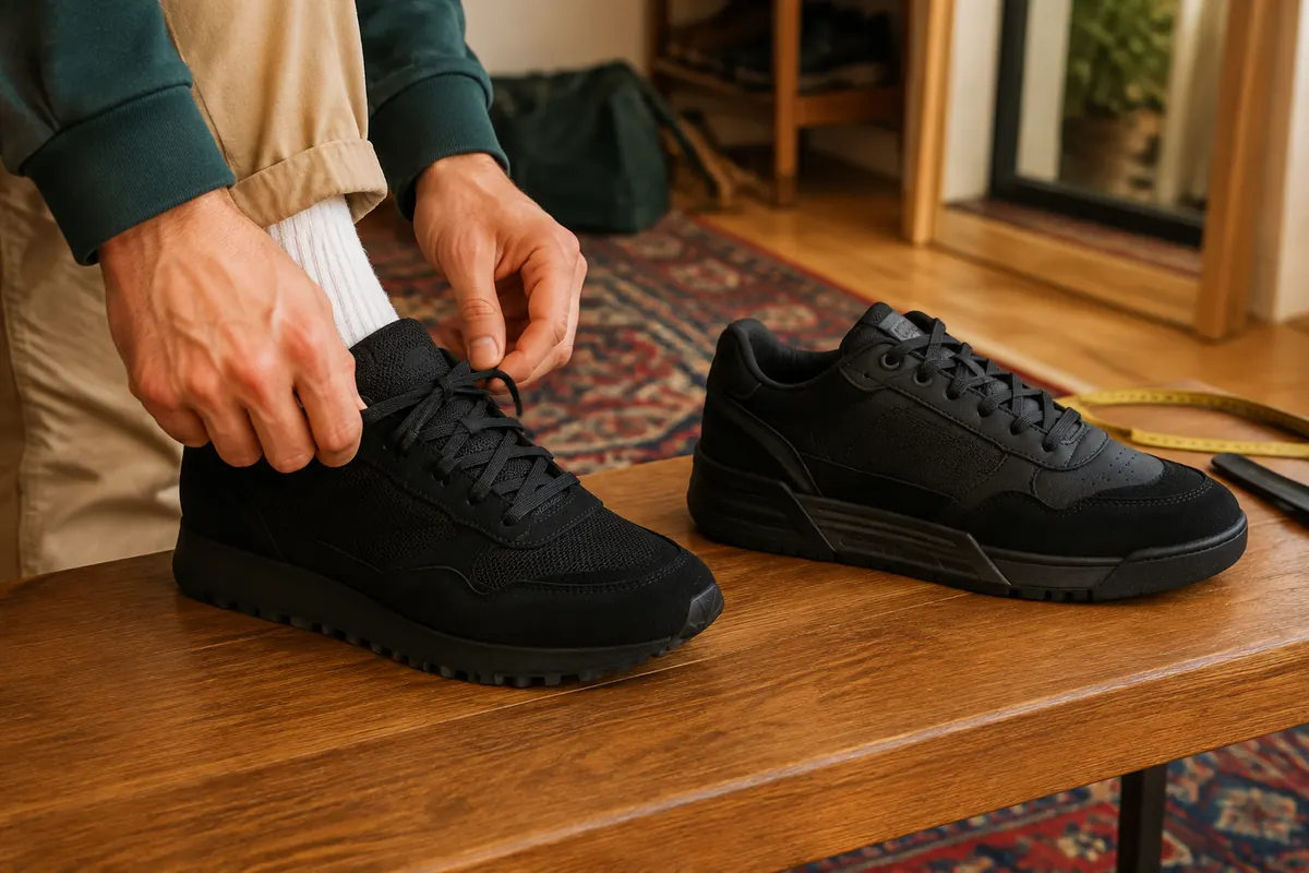 Reebok Classic Leather vs Workout Plus — kontrola dopasowania, sznurowania i miejsca na palce