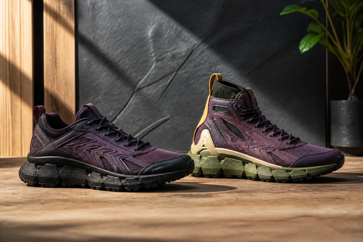 Reebok Zig Kinetica 2.5 vs Edge — porównanie sylwetek i konstrukcji