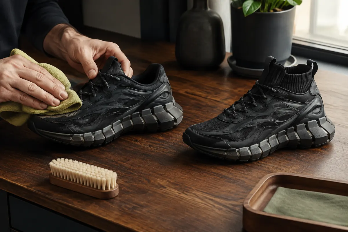 Reebok Zig Kinetica 2.5 vs Edge — bezpieczna pielęgnacja materiałów po użytkowaniu