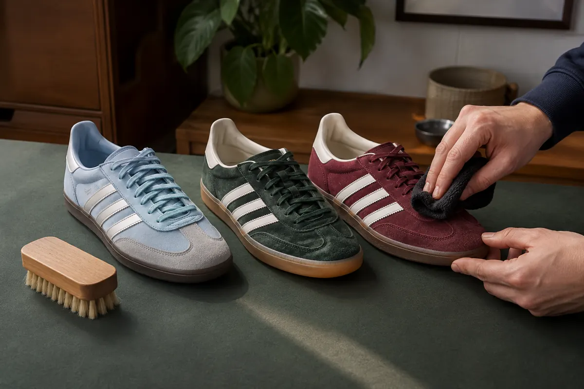adidas Samba vs Gazelle Indoor vs Handball Spezial — bezpieczna pielęgnacja materiałów po użytkowaniu