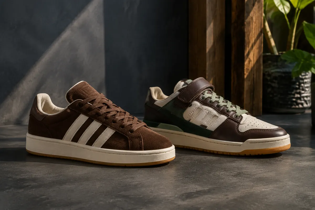 adidas Campus 00s vs Forum Low — porównanie sylwetek i konstrukcji