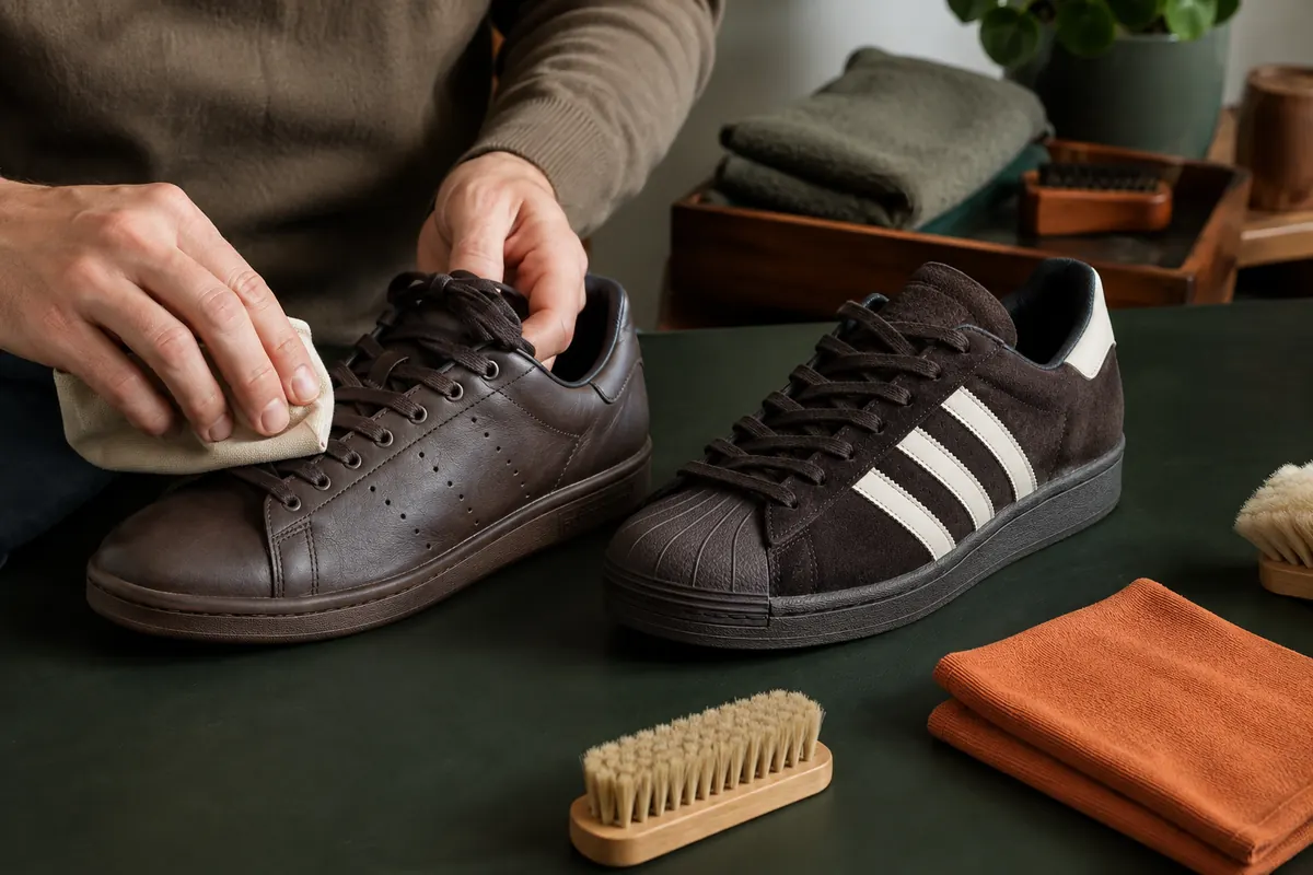 adidas Stan Smith vs Superstar — bezpieczna pielęgnacja materiałów po użytkowaniu