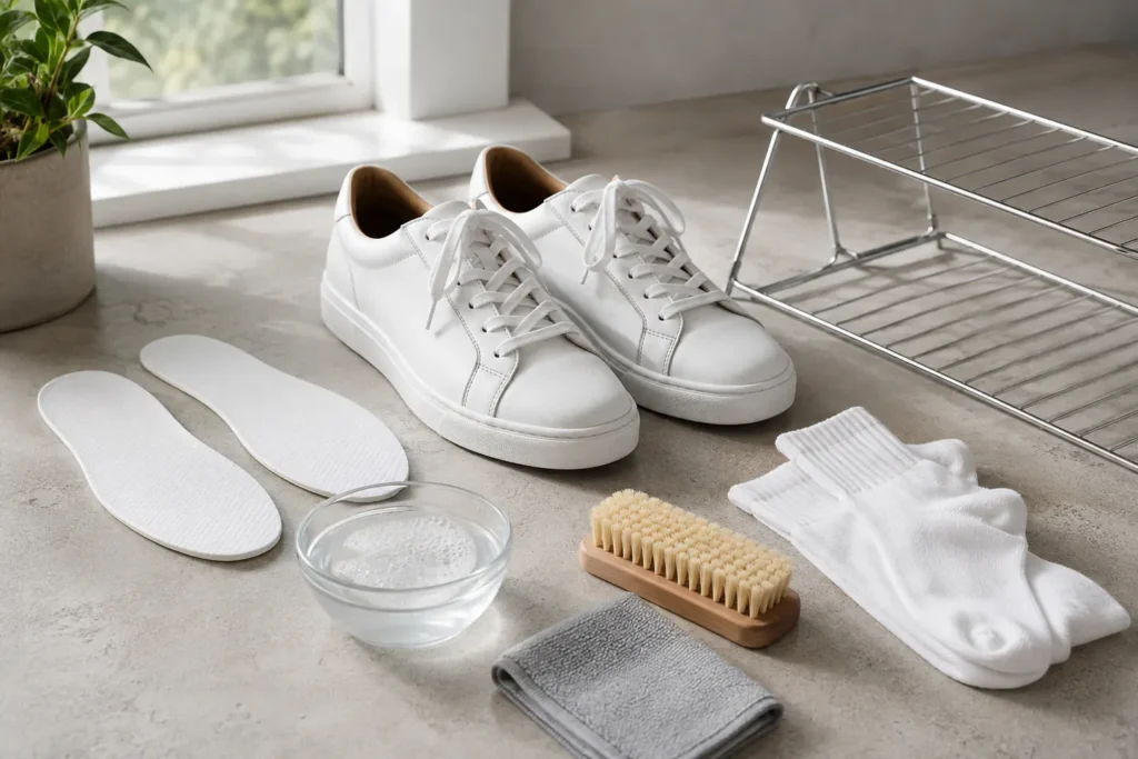 Jak usunąć zapach ze sneakersów i wyprać wkładki bez niszczenia butów?