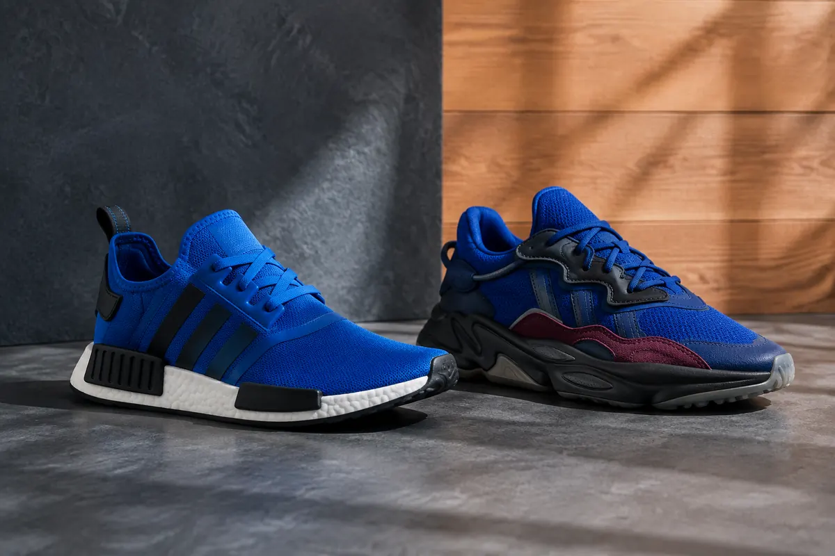 adidas NMD R1 vs Ozweego — porównanie sylwetek i konstrukcji