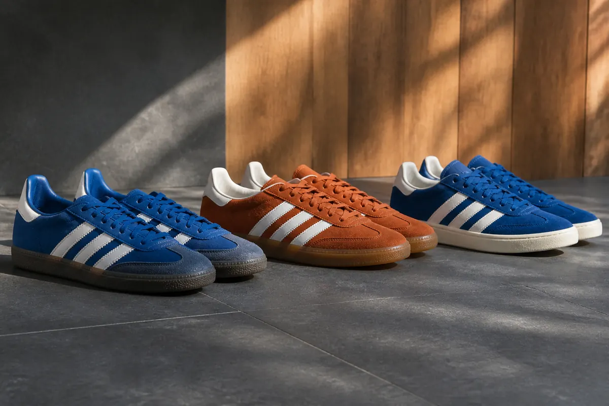 adidas rozmiarówka Samba Gazelle Campus — porównanie sylwetek i konstrukcji